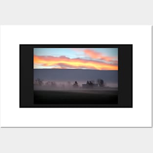 Sunrise over the Blue Ridge Mountains Posters and Art